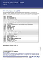 Network Participation Groups (NPGs) Table
